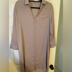 Barefoot dreams button down dress